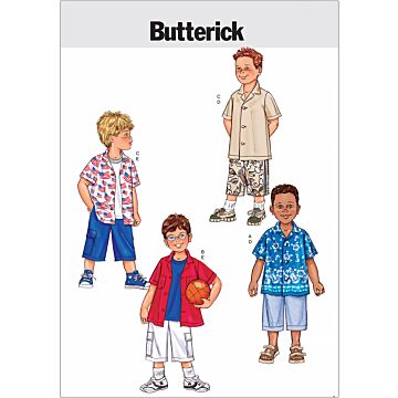 Butterick 3475 - Skjorta Shorts - Pojke