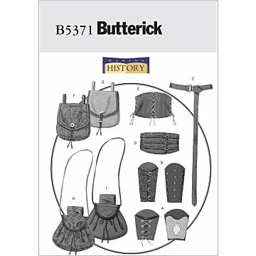 Butterick 5371 - Historisk kostym - Dam - Accessoarer