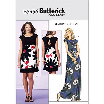 Butterick 5456 - Klänning - Dam