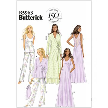 Butterick 5963 - Pyjamas - Dam