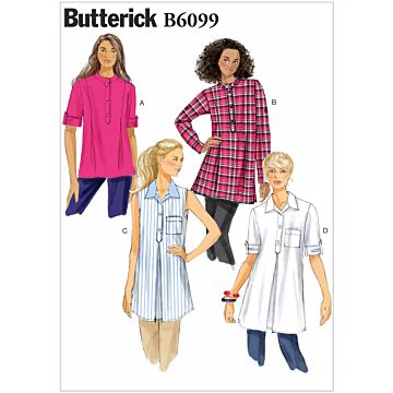 Butterick 6099 - Tunika - Dam