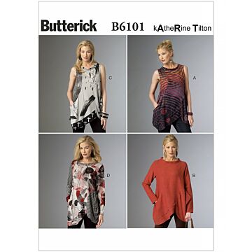 Butterick 6101 - Tunika - Dam