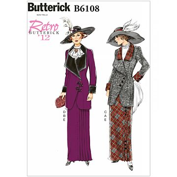 Butterick 6108 - Utklädningskläder - Dam