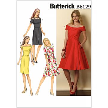 Butterick 6129 - Klänning - Dam