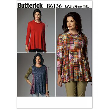 Butterick 6136 - Tunika - Dam