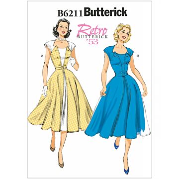 Butterick 6211 - Klänning - Dam