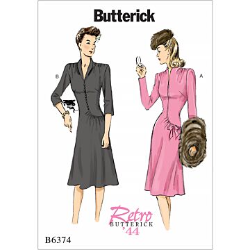 Butterick 6374 - Klännning - Dam