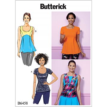Butterick 6458 - Top - Dam