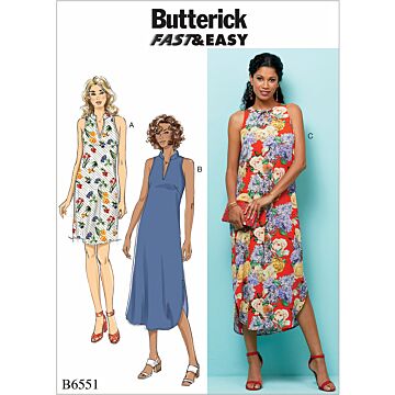 Butterick 6551 - Klännning - Dam