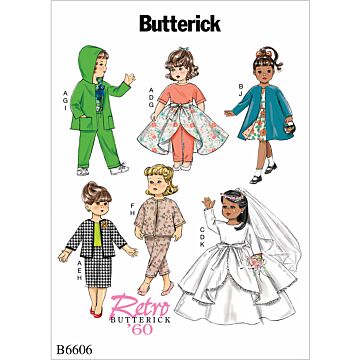 Butterick 6606 - Dockkläder