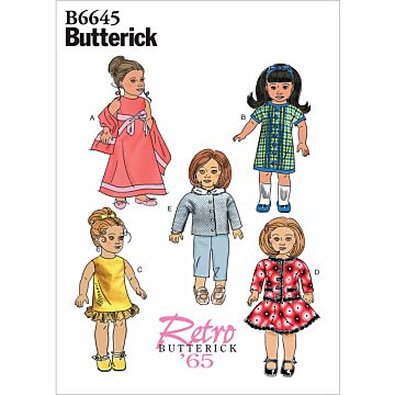 Butterick 6645 - Dockkläder