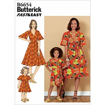 Butterick 6654 - Klännning - Flicka Dam