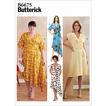Butterick 6675 - Klännning - Dam Flicka