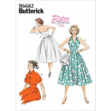 Butterick 6682 - Klännning Jacka - Dam