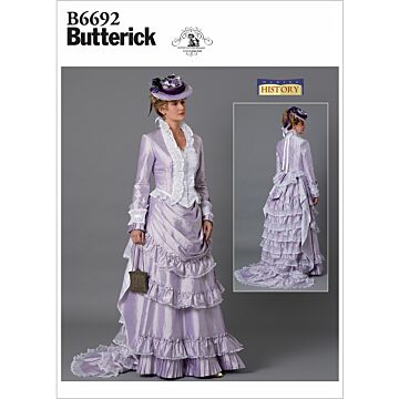 Butterick 6692 - Jacka Utklädningskläder Kjol - Dam - Maskerad