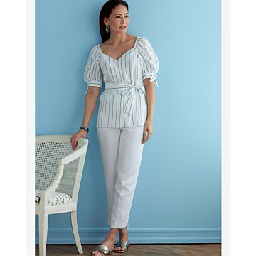 Butterick 6733 - Top Blus - Dam