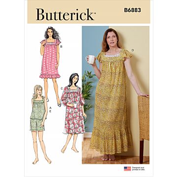 Butterick 6883 - Top Shorts - Dam