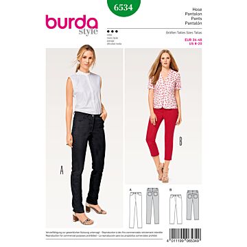 Burda 6534 - Byxa - Dam