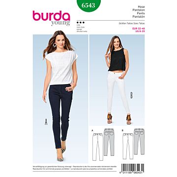 Burda 6543 - Byxa - Dam