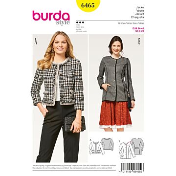 Burda 6465 - Jacka - Dam - Business