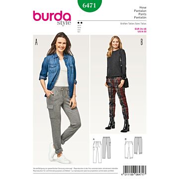 Burda 6471 - Byxa - Dam