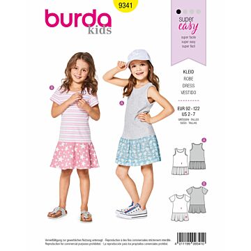 Burda 9341 - Klänning - Flicka