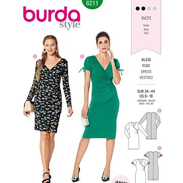 Burda 6211 - Klännning - Dam