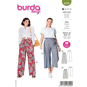 Burda 6229 - Byxa - Dam