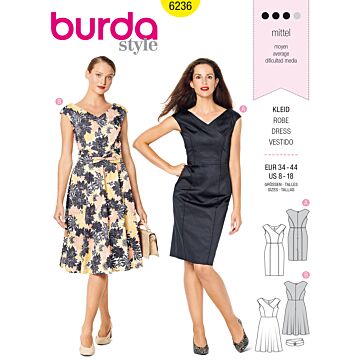 Burda 6236 - Klännning - Dam