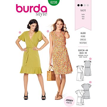 Burda 6238 - Klännning - Dam