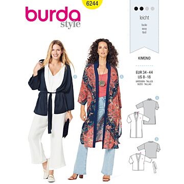 Burda 6244 - Jacka Kappa - Dam