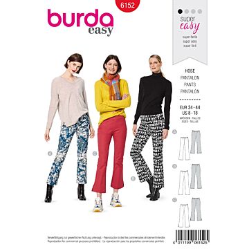 Burda 6152 - Byxa