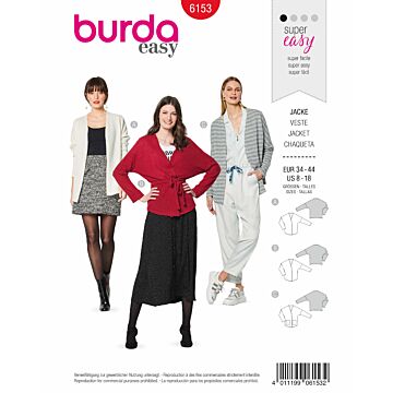 Burda 6153 - Tröja