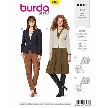 Burda 6160 - Jacka - Business