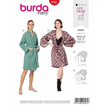 Burda 6161 - Pyjamas - Dam
