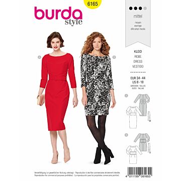 Burda 6165 - Klännning - Dam