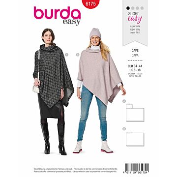 Burda 6175 - Ytterkläder - Dam