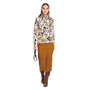 burda symönster damskjorta 6056C 