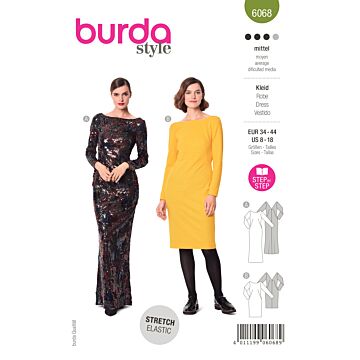Burda 6068 - Klänning - Dam - Högtid