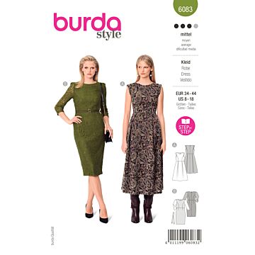 Burda 6083 - Klänning - Dam - Högtid