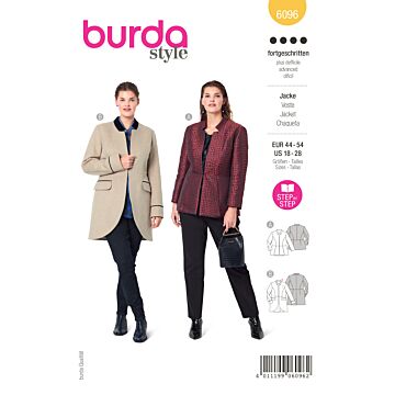 Burda 6096 - Jacka - Dam