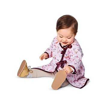 burda symönster babyrock med knytband 9270B