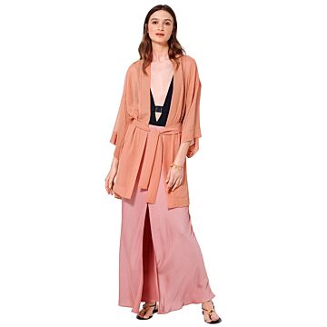 burda symönster dam chiffong kimono med slips 5995C 