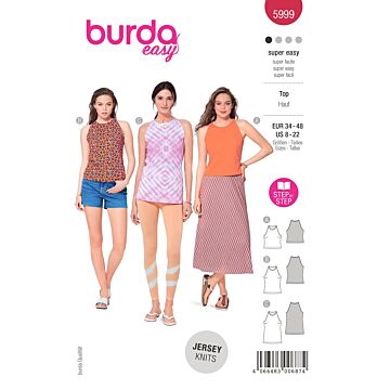 Burda 5999 - Top - Dam