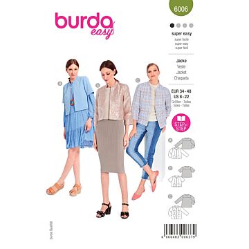 Burda 6006 - Jacka - Dam