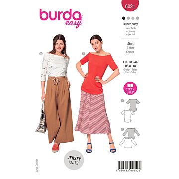 Burda 6021 - Top - Dam