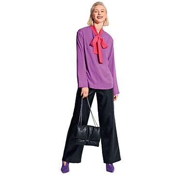 burda symönster dam långärmad rosettblus 6026C 