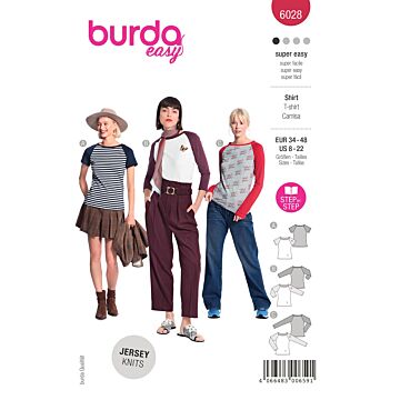 Burda 6028 - Top - Dam
