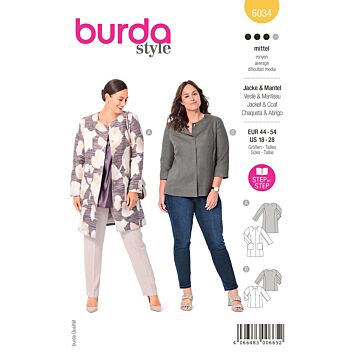 Burda 6034 - Jacka Kappa - Dam