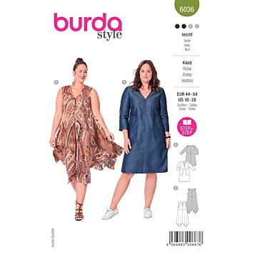 Burda 6036 - Klänning - Dam
